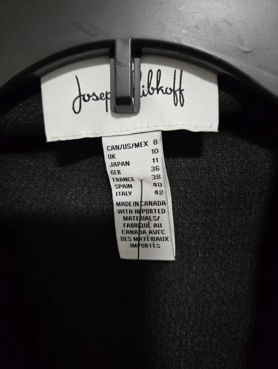 Joseph Ribkoff Olive Velvet Double-Breasted Blazer Jacket - Women - Picture 9 of 11